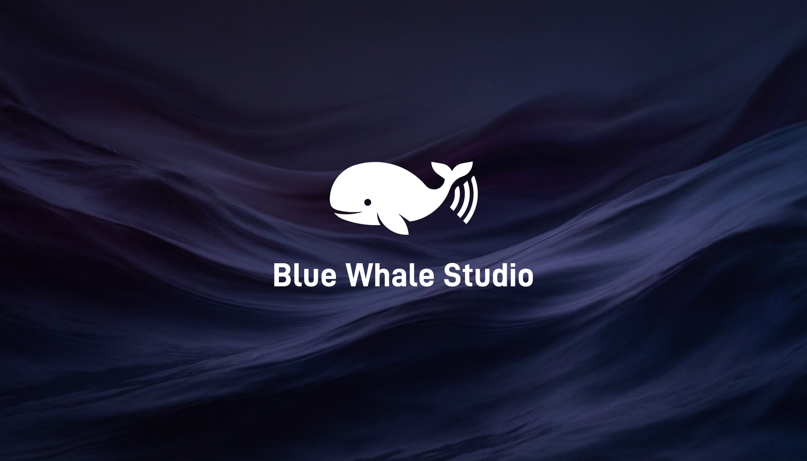 鲸鱼图标logo设计